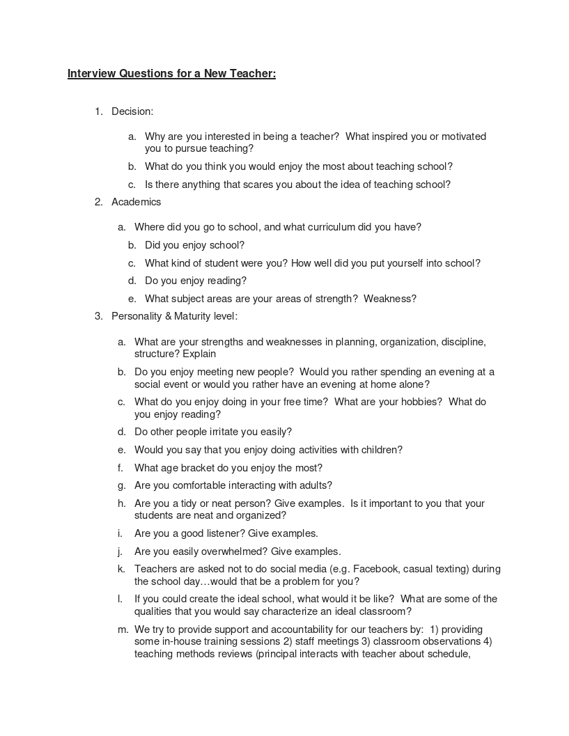 Interview Questions For New Teachers The Dock For Learning   New Teacher Interview Questions.docx.webp