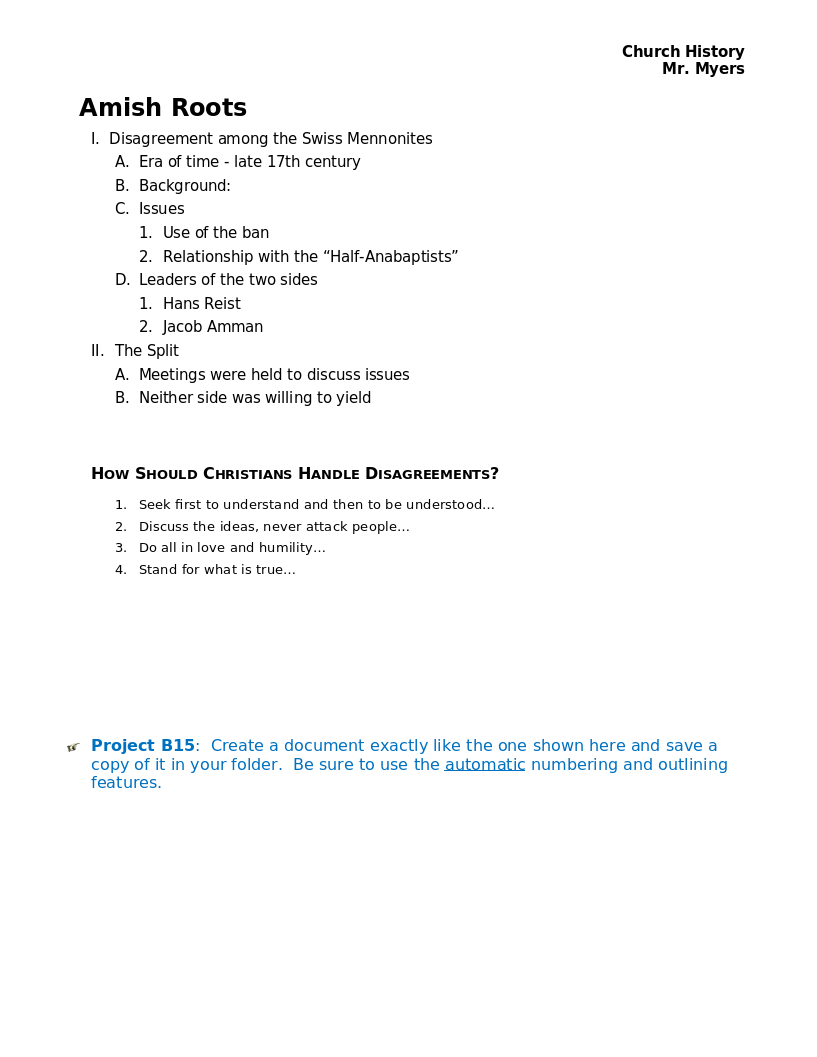 ms word assignment sample for students