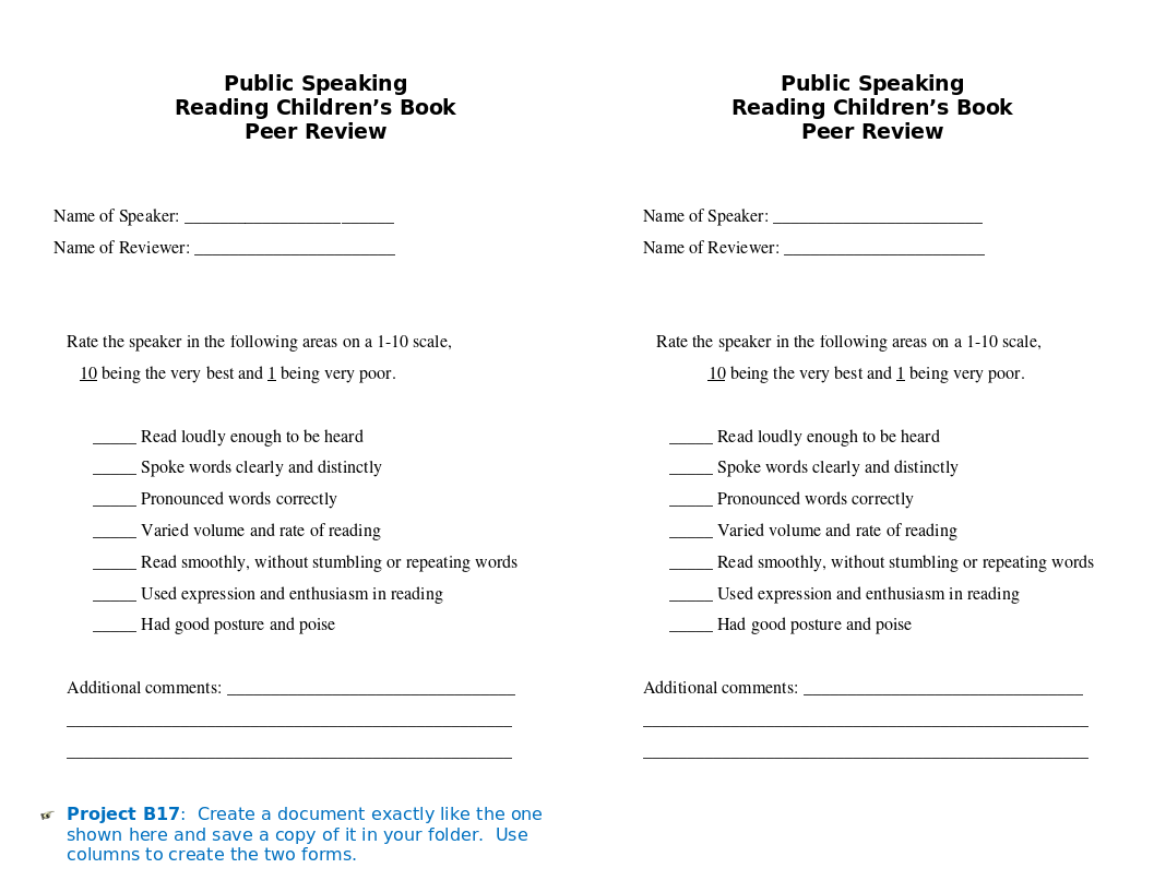 ms word table assignment pdf